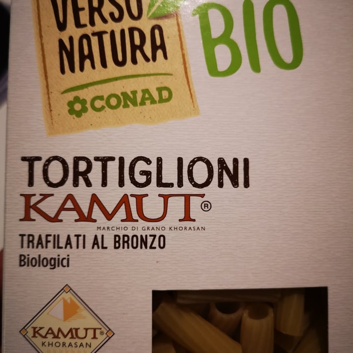 photo of Verso Natura Conad Veg Tortiglioni kamut trafilati al bronzo shared by @magiveg on  22 Jan 2022 - review