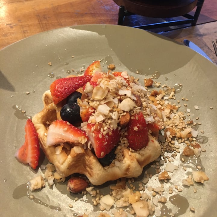 review photo of Tea Connection Waffles Vegan shared by @smariaveg on 03 Apr 2021 - review