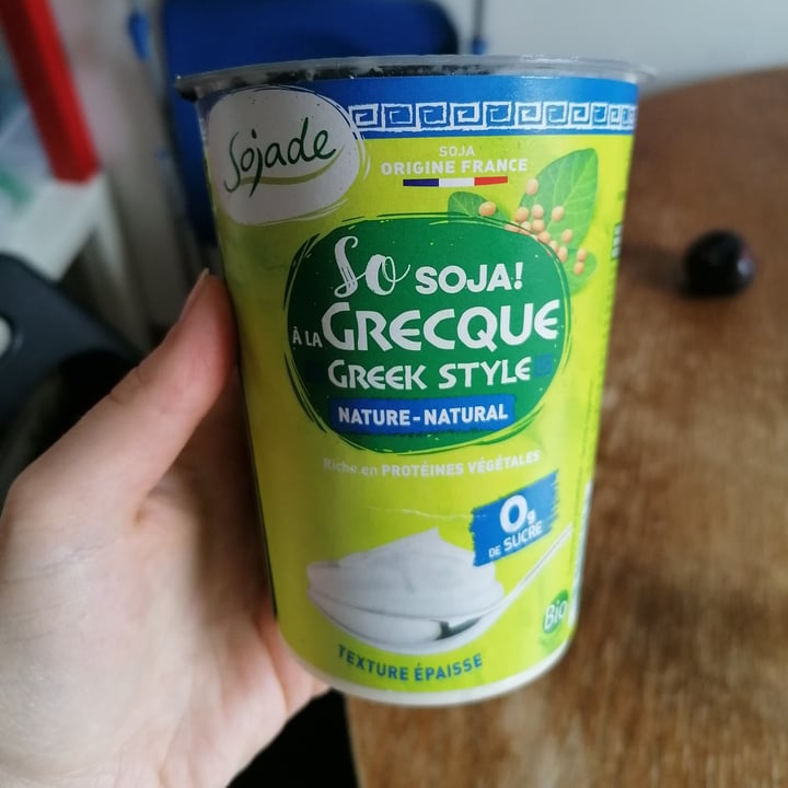 review photo of Sojade So Soja! À la Grecque Nature-Greek Style Natural Soya Yogurt alternative 400g shared by @eleonorap96 on 11 Jul 2022 - review