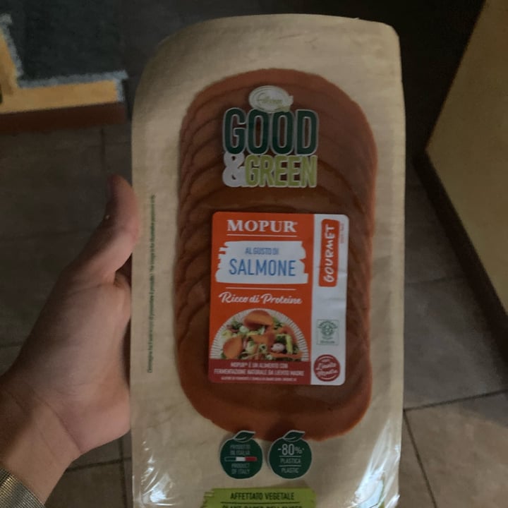 photo of Good and green Mopur al gusto di salmone shared by @utente2000 on  15 Jul 2022 - review