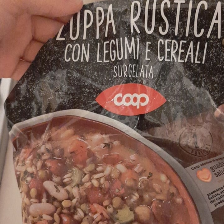 review photo of Coop Zuppa rustica con legumi e cereali shared by @uvettina on 23 Jan 2022 - review