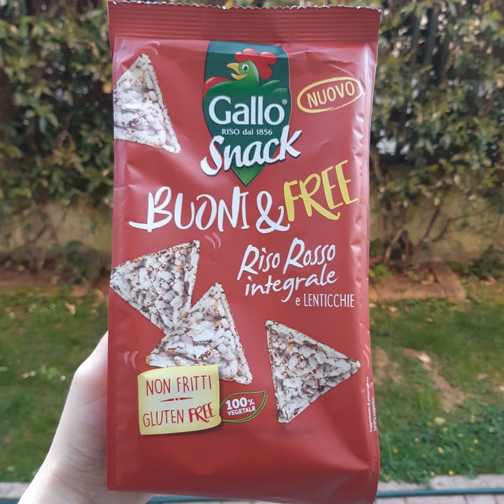 photo of Gallo Snack riso rosso integrale e lenticchie shared by @elenadb on  21 Apr 2021 - review