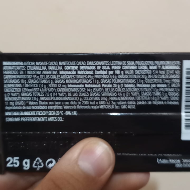 review photo of Arcor chocolate 50% cacao 25gr shared by @sofi1 on 12 Jul 2022 - review