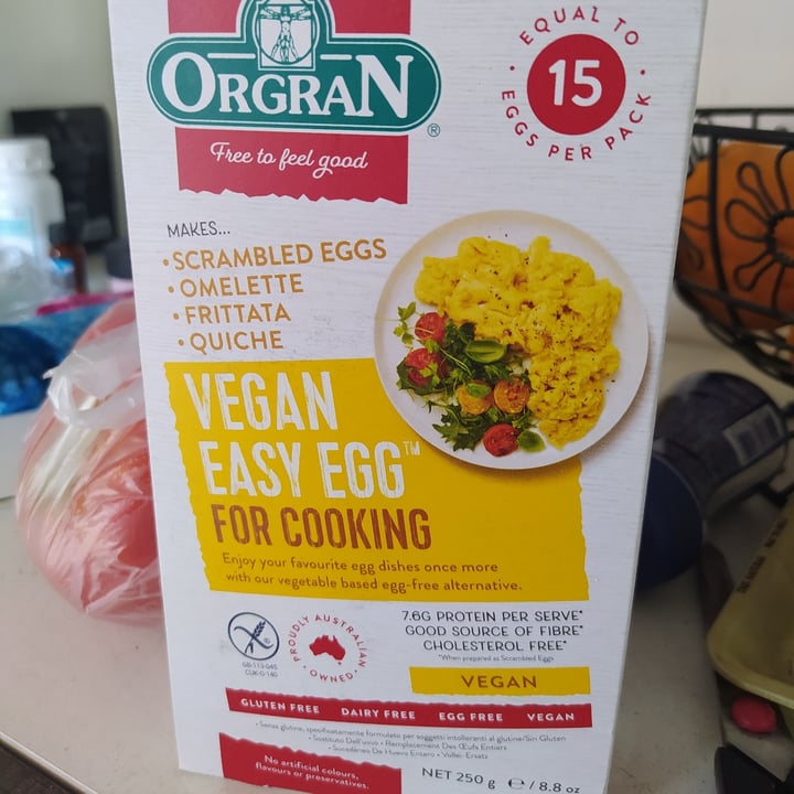 photo of Orgran Vegan Easy Egg shared by @catacalmate on  18 Nov 2021 - review