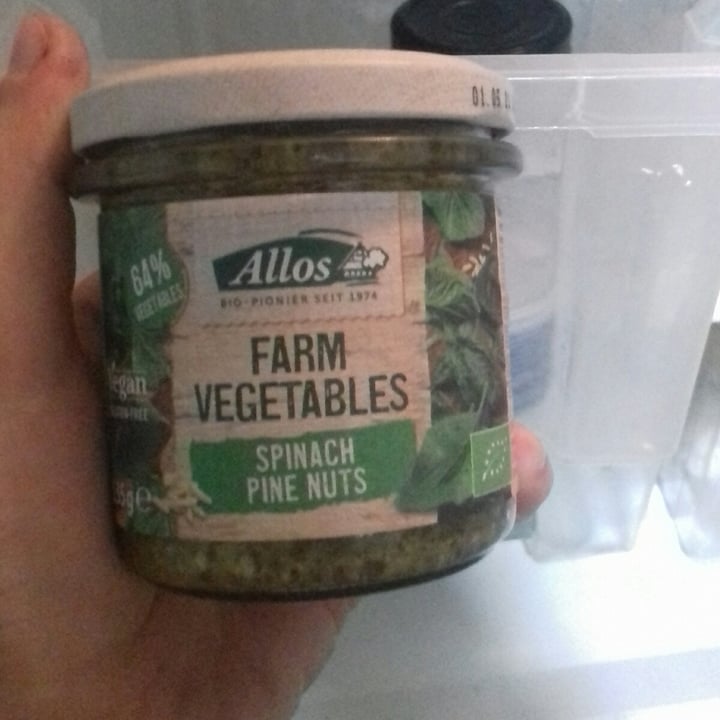 photo of Allos Farm Vegetables - Spinach Pine Nuts shared by @esquizofredy on  26 Dec 2020 - review