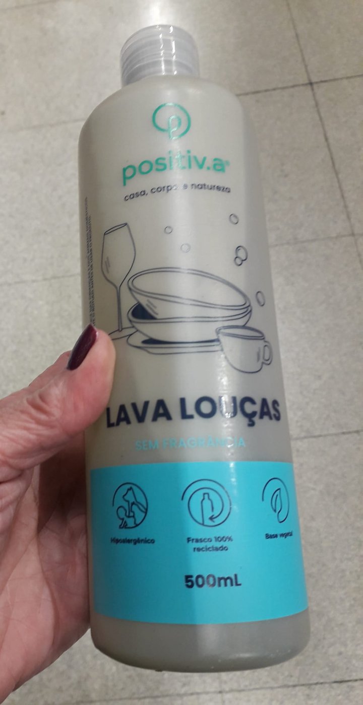 photo of Positiv.a Lava louças líquido shared by @marcia1963 on  04 Jun 2022 - review