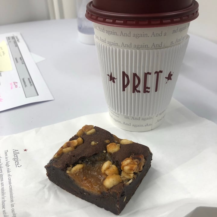 photo of Pret A Manger Hazelnut And Caramel Brownie shared by @stephh on  16 Dec 2020 - review