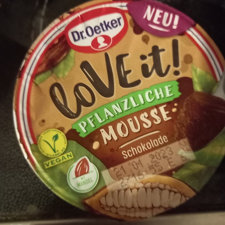 photo of Dr. Oetker chocolate mousse shared by @soracat on  18 Dec 2022 - review