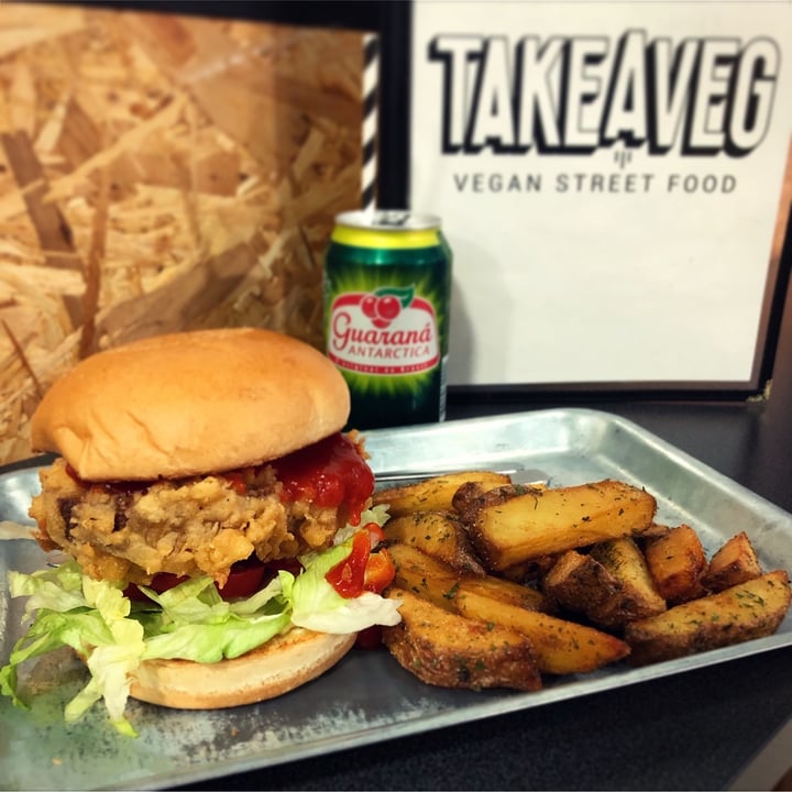 photo of Take A Veg Buffalo Burger shared by @lozzymaye on  27 Jan 2020 - review