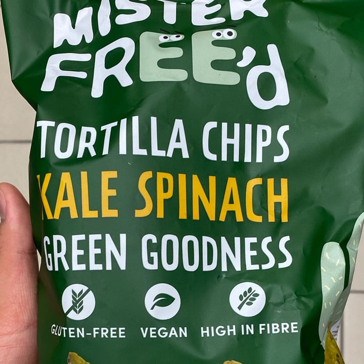 photo of Mister Free'd Kale & Spinach Corn Tortilla Chips shared by @keithsababab on  25 Apr 2021 - review