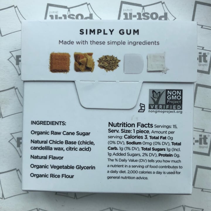 photo of Simply Gum Simply gum shared by @leisa on  03 Jun 2020 - review