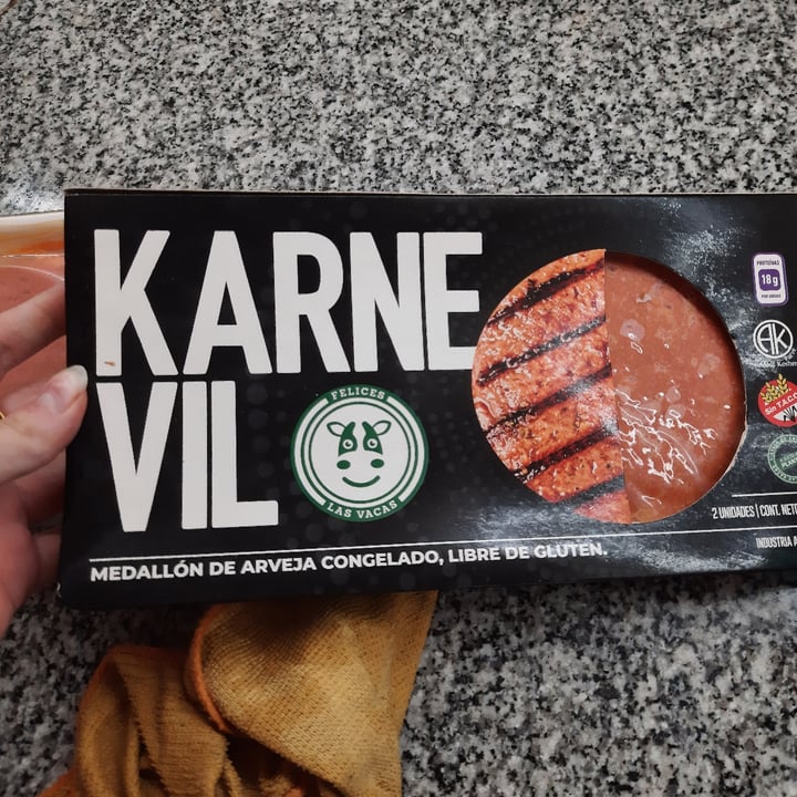 photo of Felices Las Vacas Karnevil Simil Carne shared by @vegaly on  25 Apr 2021 - review