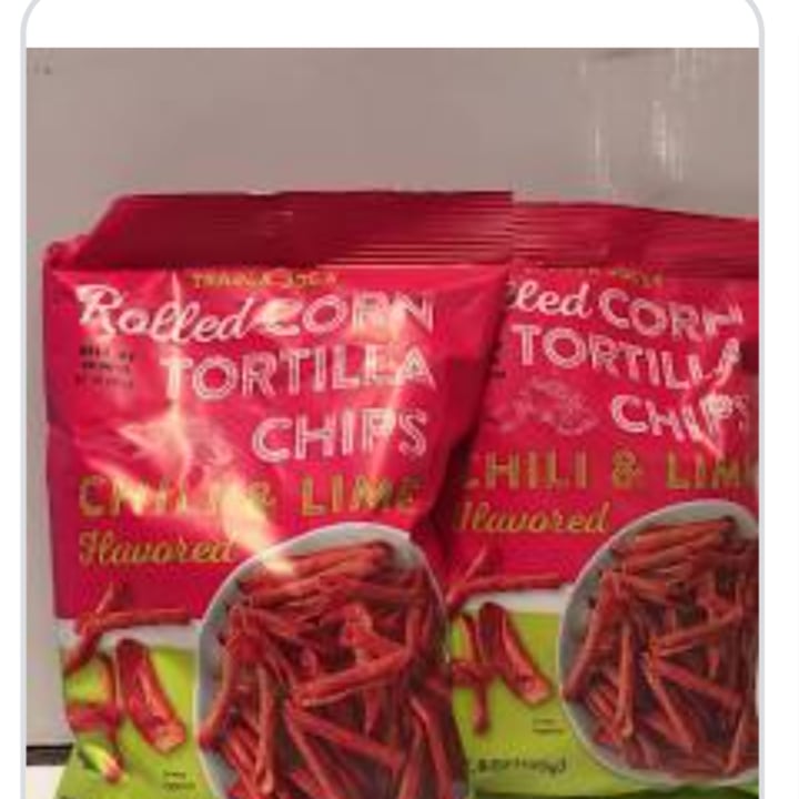 review photo of Trader Joe's Corn Tortilla Chips Chili & Lime Flavored shared by @abtea on 15 May 2021 - review