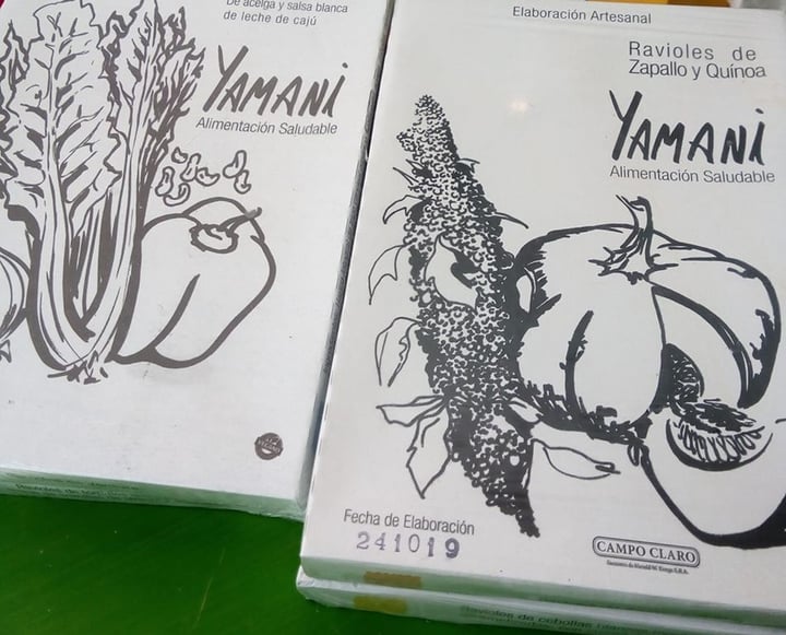 photo of Yamani Alimentos Ravioles de Zapallo y Quinoa shared by @jota on  12 Dec 2019 - review