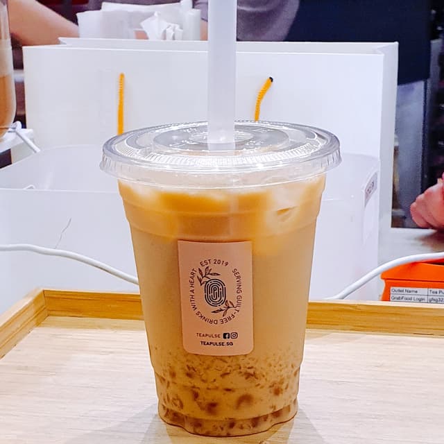 Photo of the dish “French Rose Soy Milk Tea W Konnyaku White Pearls”