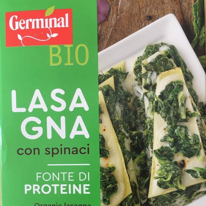 photo of Germinal Bio Lasagna Con Spinaci shared by @maripina on  24 Jun 2022 - review
