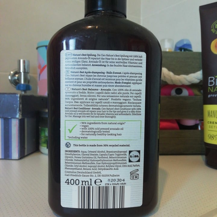 review photo of Nature’s best by cien Balsamo con olio di avocado shared by @annamasu on 15 Apr 2022 - review