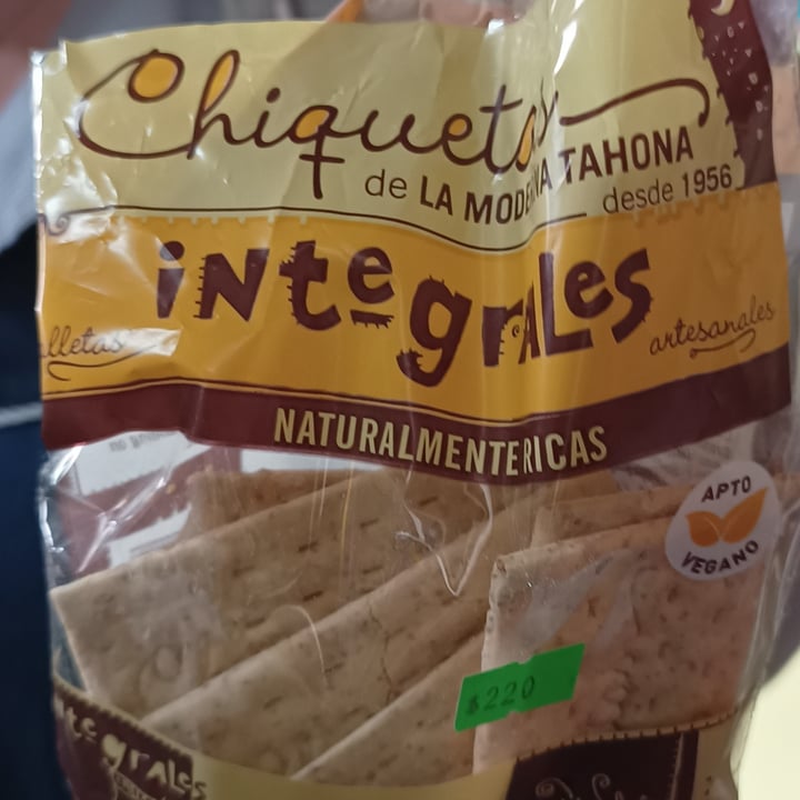 photo of Chiquetas Galletas Integrales shared by @veganveganita on  14 Oct 2022 - review