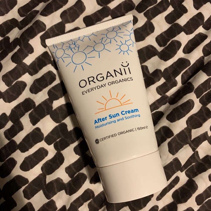 photo of ORGANii After Sun Cream shared by @elisabetta-vaggie on  12 Nov 2020 - review