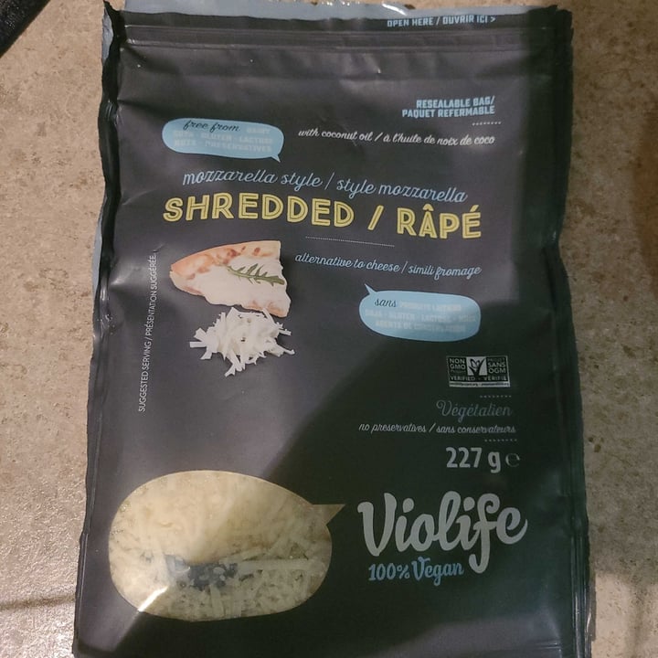 photo of Violife Mozzarella Shreds shared by @misscats on  01 Dec 2021 - review
