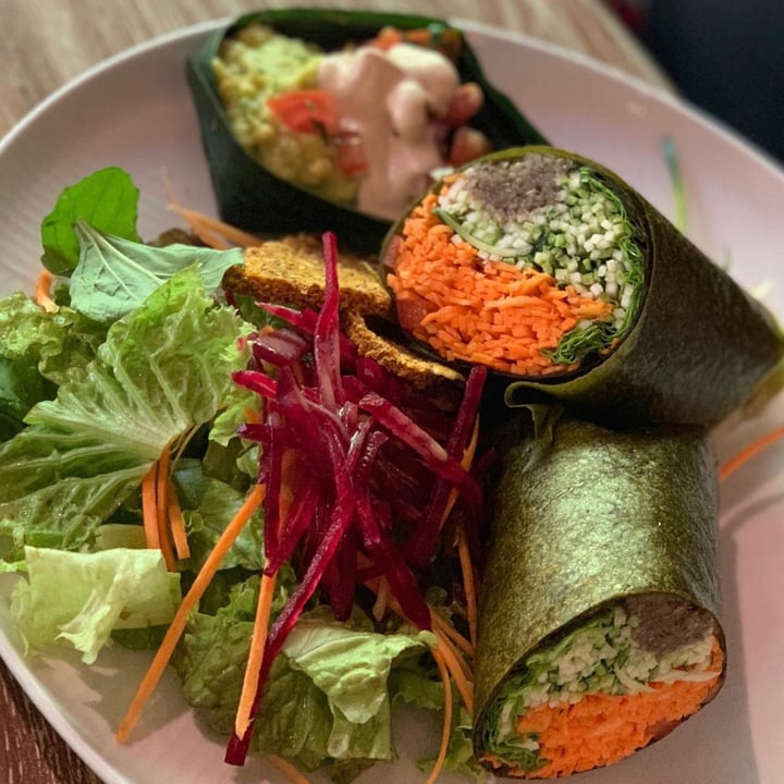 photo of Clear Cafe Raw Burrito shared by @veganshugah on  30 Sep 2021 - review