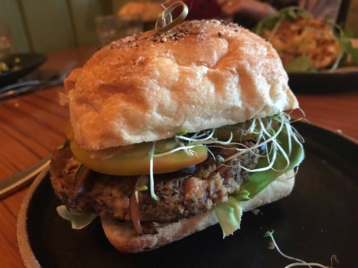 photo of Cin-Cin Wine Bar & Restaurant Vegan burger shared by @marymack on  27 Aug 2019 - review