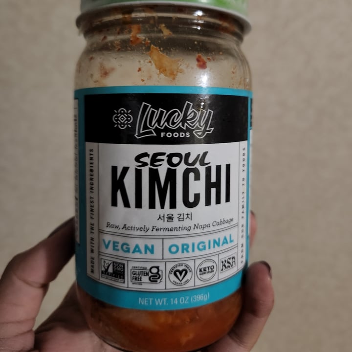 photo of Lucky Foods Seoul Vegan Original Kimchi shared by @katiardz on  19 May 2022 - review