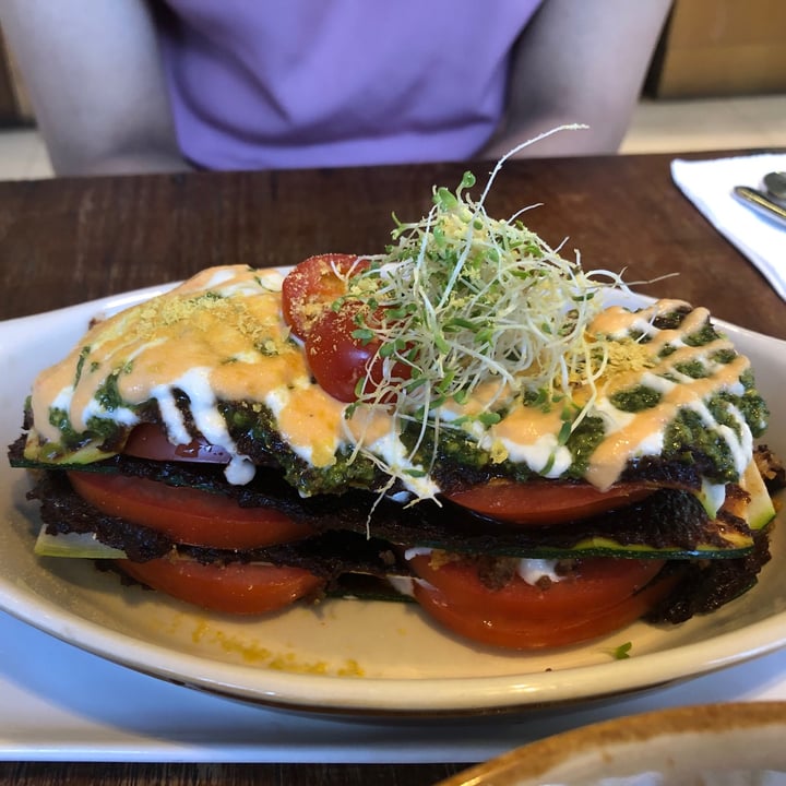photo of The Living Cafe Zucchini Lasagne shared by @sheepootatoes on  01 Feb 2021 - review