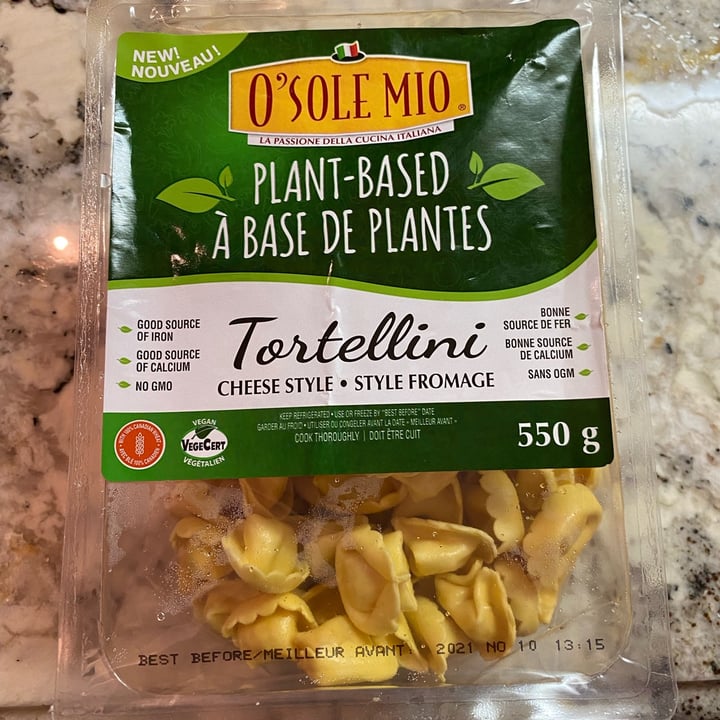 photo of O'sole mio Vegan Tortellini Cheese Style shared by @ironicallyhamm on  03 Nov 2021 - review