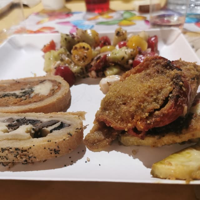 Photo of the dish “assaggi di secondi piatti veg”