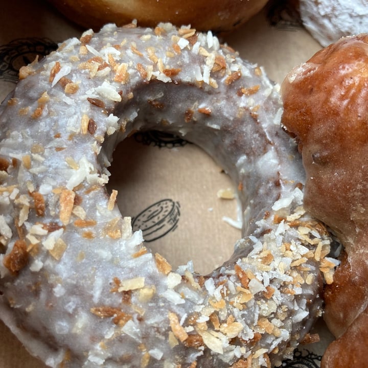 photo of Donut Monster Chocolate Coconut Cake Donut shared by @chloslo on  15 Nov 2021 - review