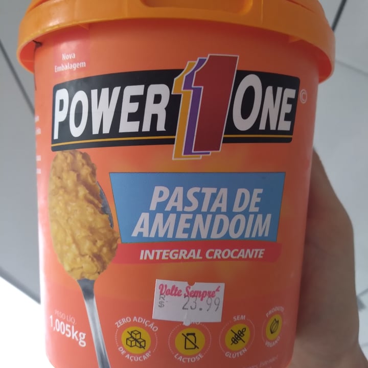 photo of Power1one Pasta de amendoim integral crocante shared by @katsuo74 on  04 Feb 2022 - review