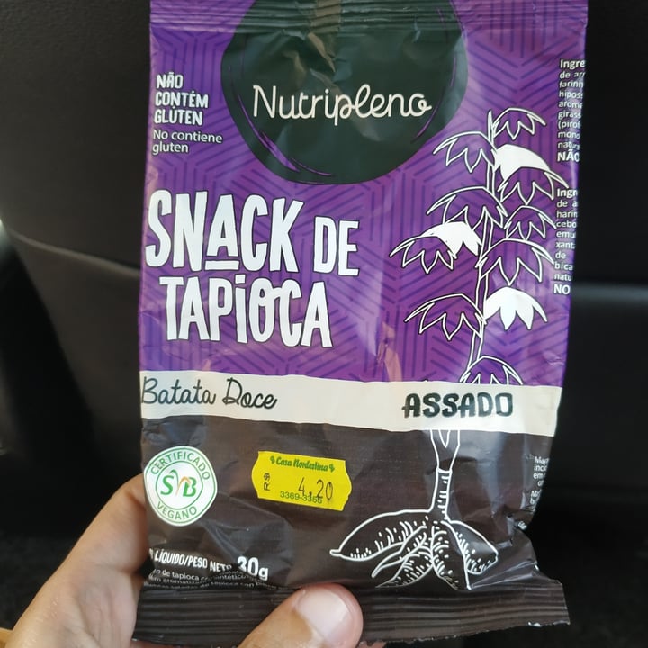 photo of Nutripleno Snack De Tapioca E Batata Doce shared by @cassiot on  12 Jan 2023 - review