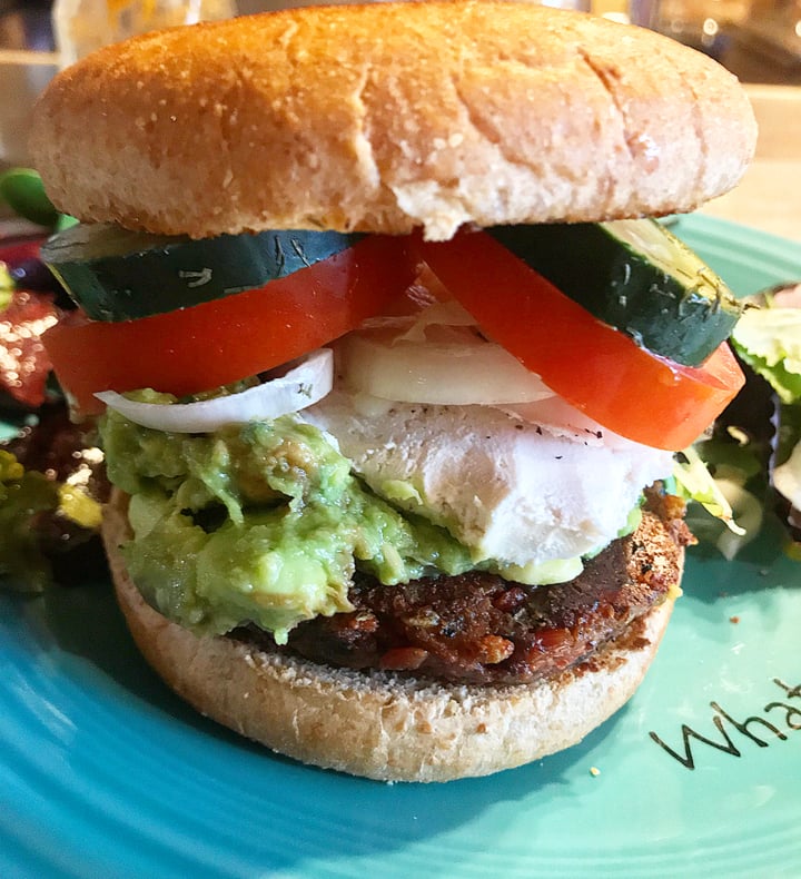 review photo of Cafe Gratitude Magical Burger with Cashew Mozzarella shared by @seattledave on 29 Mar 2018 - review