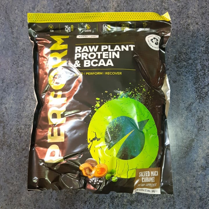 photo of Vivo Life Raw plant protein & BCAA salted maca Caramel shared by @nico-aguilera on  06 Apr 2020 - review