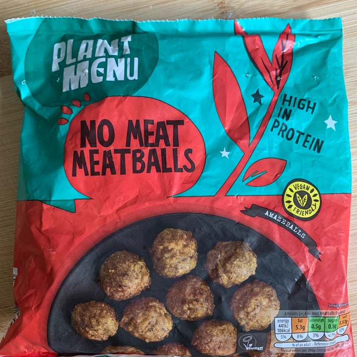 photo of Plant Menu No Meat Meatballs shared by @avocado-uk on  17 Apr 2022 - review