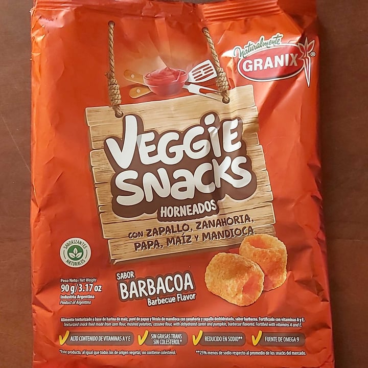 photo of Granix Veggie Snacks Sabor Barbacoa shared by @hhcamino on  11 Sep 2022 - review