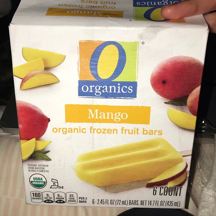 photo of O Organics Mango organic frozen fruit bar shared by @iraghad on  09 May 2021 - review