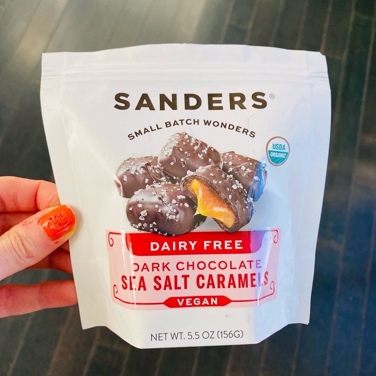 Sanders Dairy Free/Vegan Dark Chocolate Sea Salt Caramels Reviews