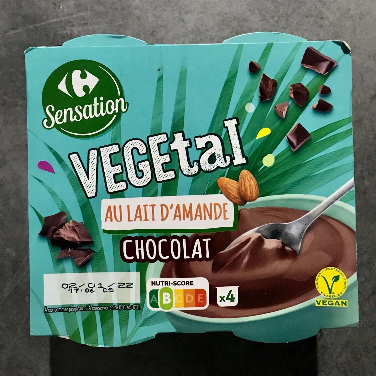 Vegetal Au Lait D Amande Chocolat From Carrefour Sensation Vegan vegetal-au-lait-d-amande-chocolat-from-carrefour-sensation-vegan