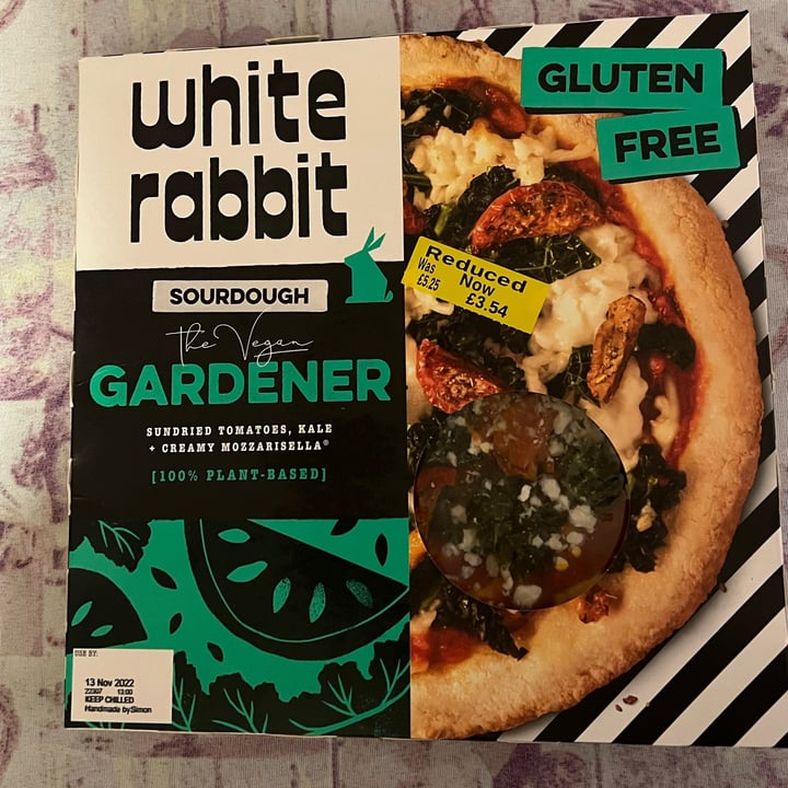 photo of The White Rabbit The Vegan Gardener Pizza shared by @fraulicia on  13 Nov 2022 - review