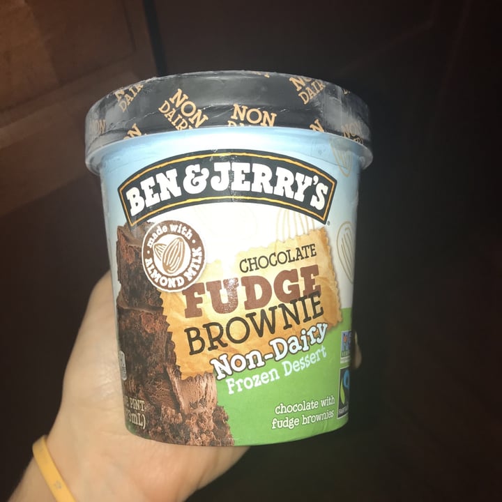 photo of Ben & Jerry's Chocolate Fudge Brownie Non-Dairy Ice Cream shared by @mfretland on  25 Apr 2020 - review