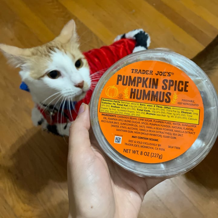 photo of Trader Joe's Pumpkin spice hummus shared by @vivalaviolet on  20 Oct 2021 - review