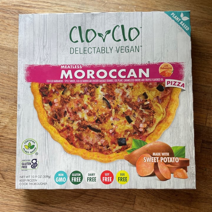 photo of Clo-Clo Vegan Foods Meatless Moroccan Pizza shared by @xtra70s on  04 May 2021 - review