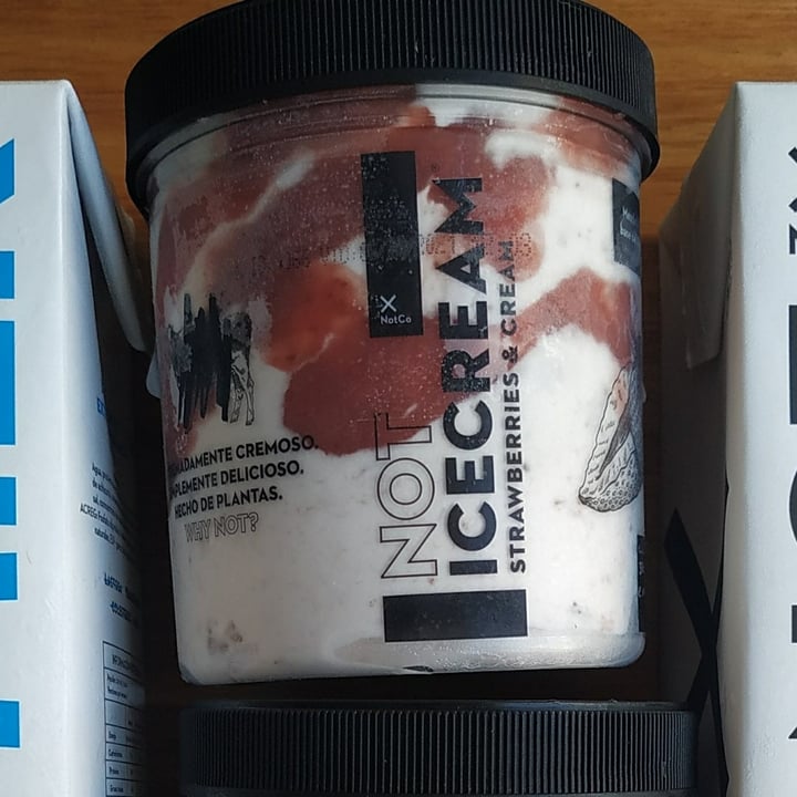 photo of NotCo Not Icecream Strawberries & Cream shared by @pochu on  10 Jun 2020 - review