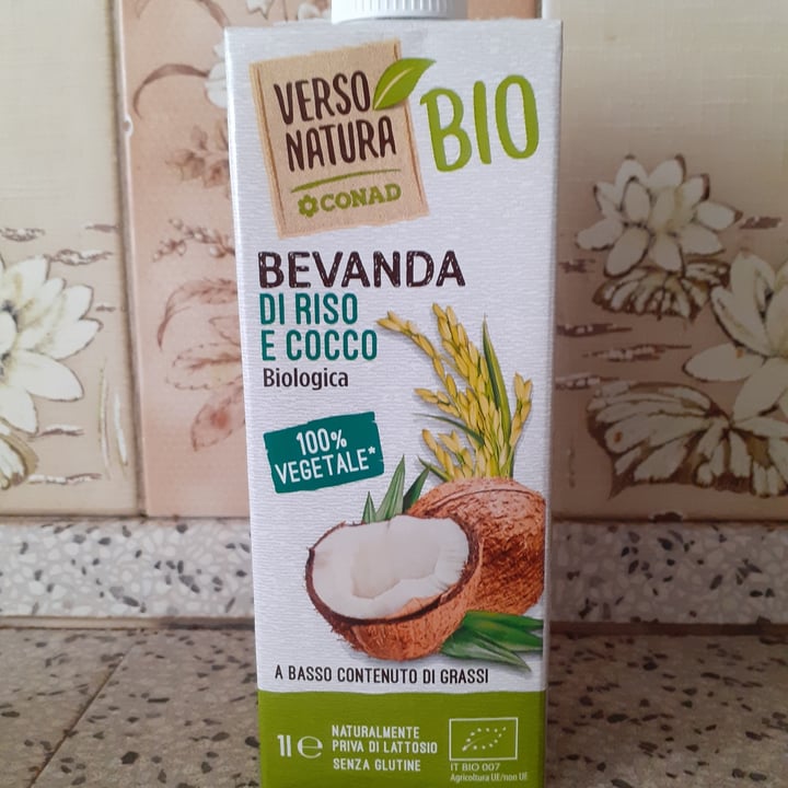 photo of Verso Natura Conad Veg Bevanda Di Riso e Cocco Biologica shared by @fra102030 on  03 Aug 2020 - review