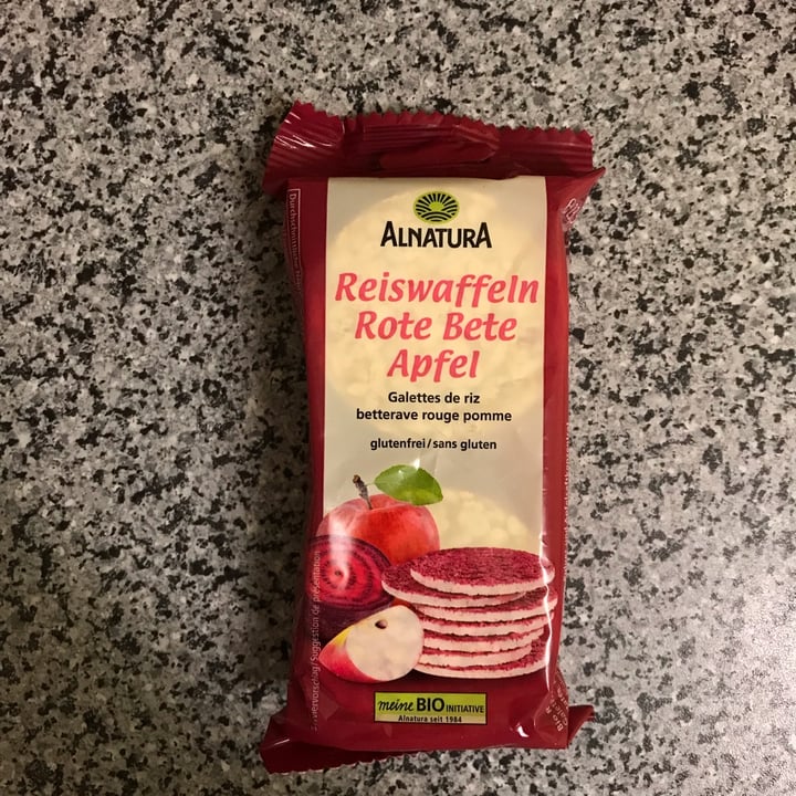 photo of Alnatura reiswafeln rote bete apfel shared by @arenavegan on  17 Dec 2022 - review