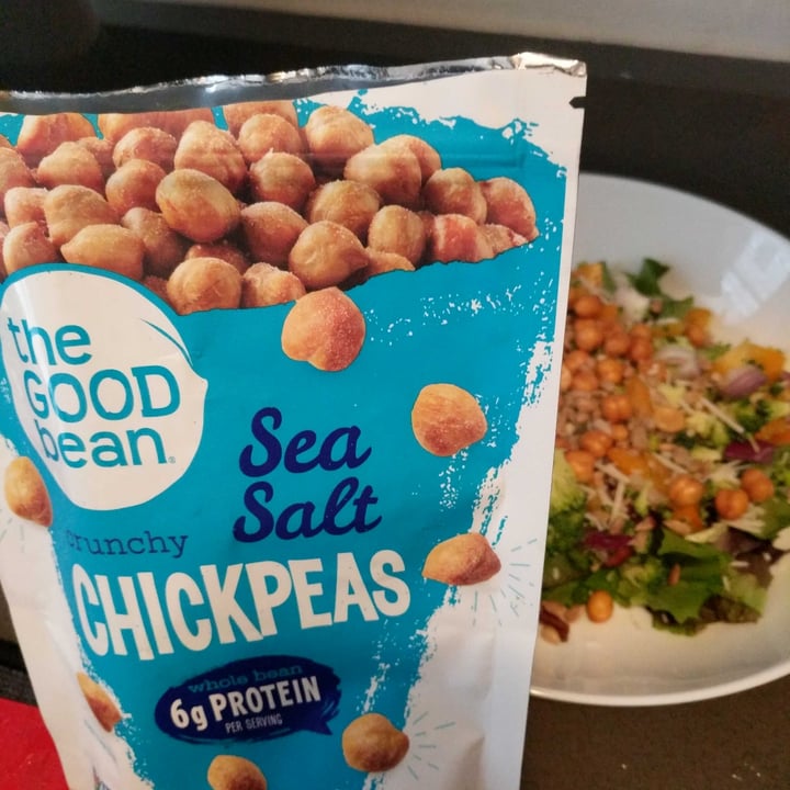 photo of The Good Bean Crunchy Sea Salt Chickpeas shared by @plantbasednoob on  01 Jan 2021 - review
