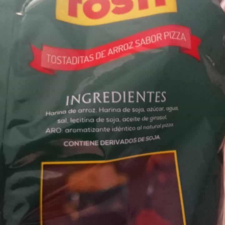 photo of Tosti Tostaditas De Arroz Sabor Pizza shared by @siempreveg77 on  29 Dec 2021 - review
