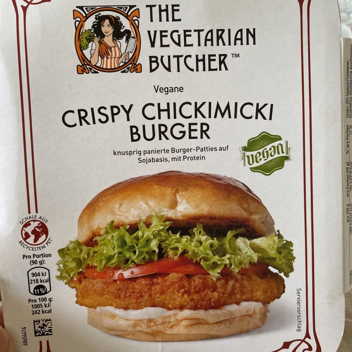 photo of The Vegetarian Butcher Crispy chickimicki Burger shared by @ritadewi on  06 Sep 2021 - review